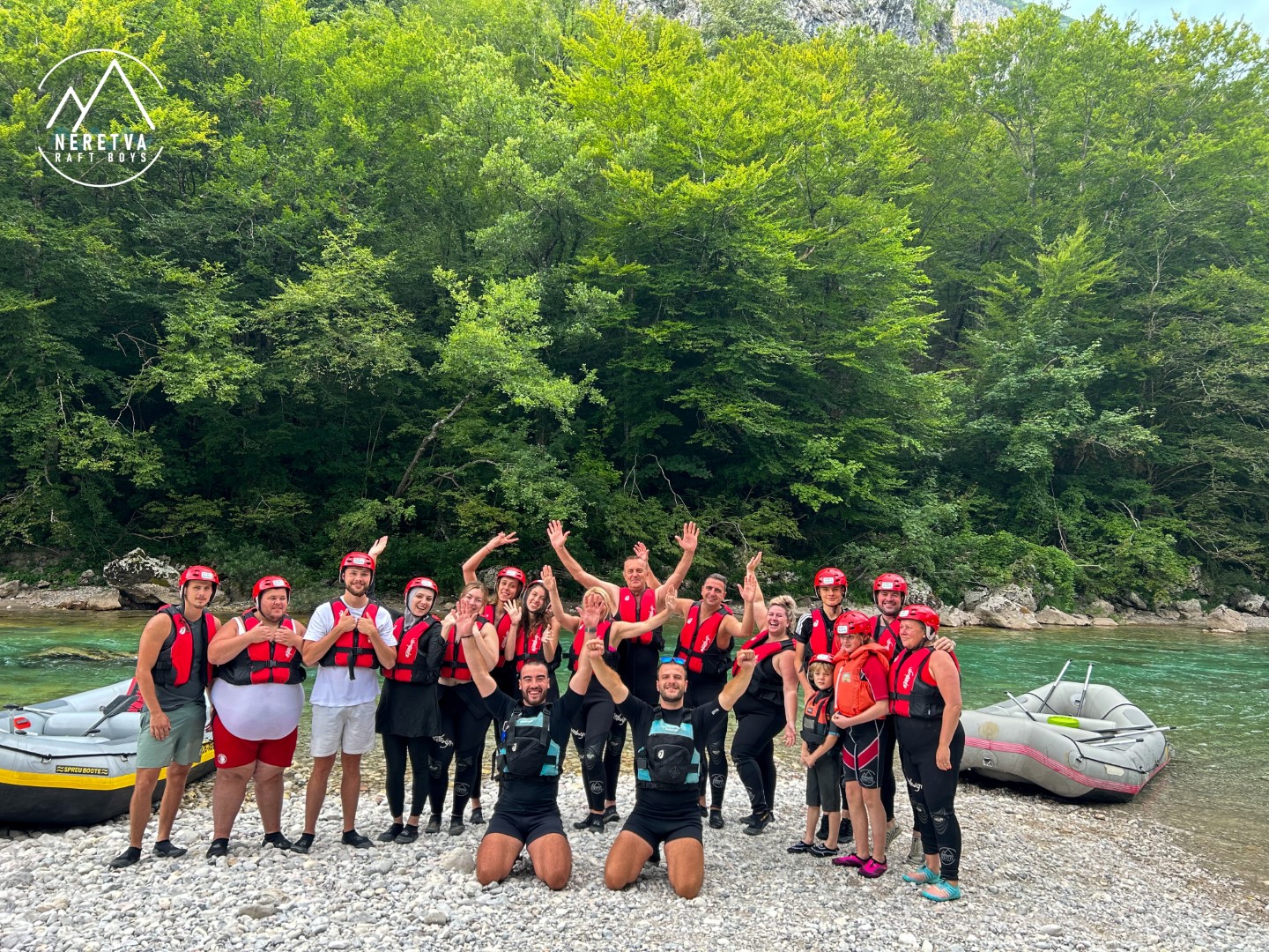 Rafting on Neretva